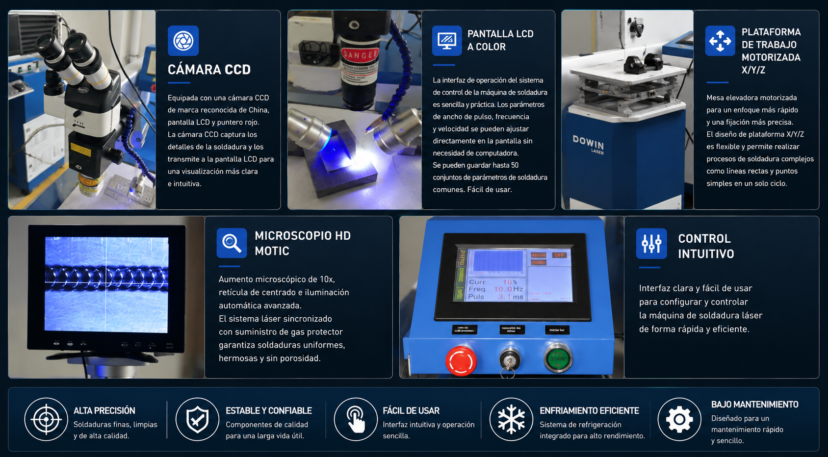 DW 200W-400W YAG imagen producto Dowin